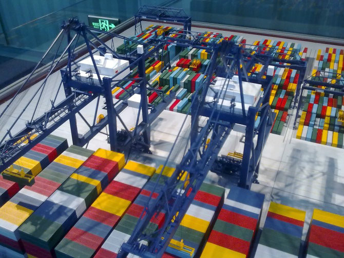 佳县港口集装箱堆场